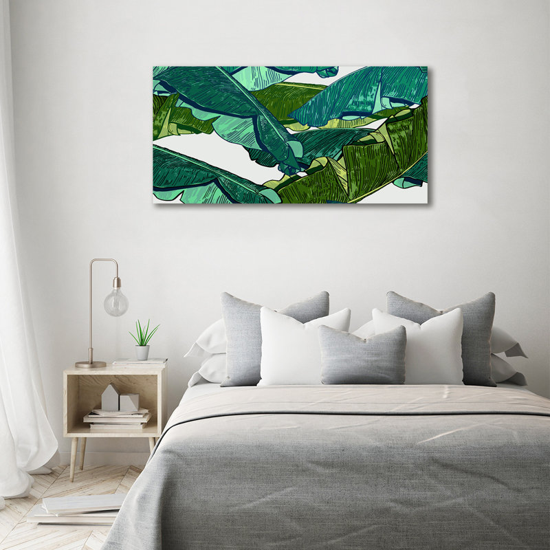Banana Leaves - Wrapped Canvas Print