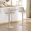Meli Height-Adjustable Swivel Bar Stool