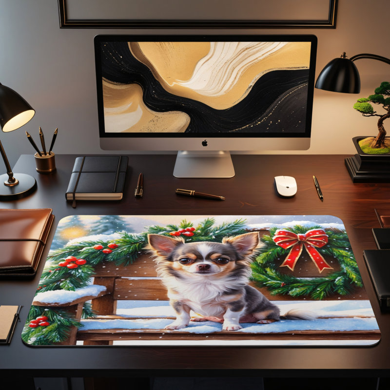 Polyester Desk Pad, 23.6x13.8