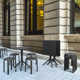 Aragons Outdoor Stacking Dining Side Chair
