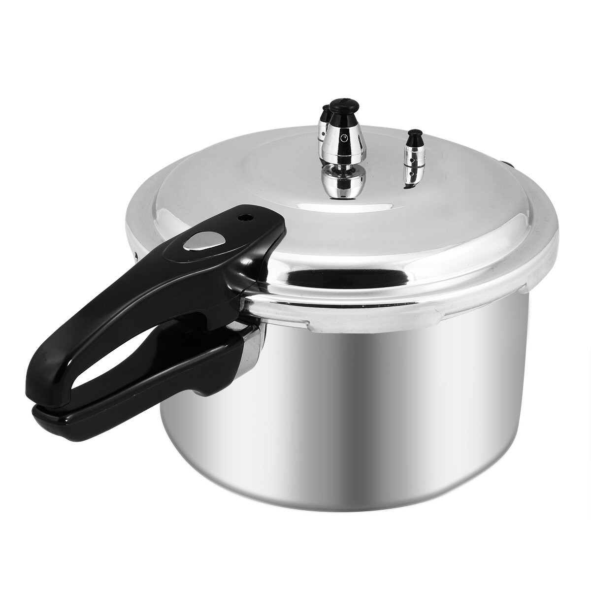 Yuebaaf Stainless Steel Pressure Cooker 8 QT, Suitable for All Cooktops,  Compatible with Gas & Induction Cooker, Faster Cooking with Safely Valve