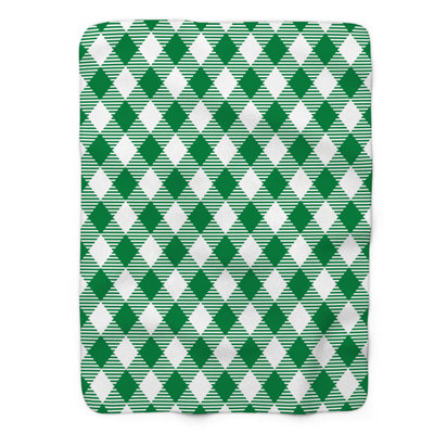 Yuletide Tartan - 1 pièce Sherpa Premium Couverture 0033