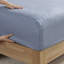 Édredon pour grand lit avec feuilles à motif aquarelle bleu, doux, convient à un matelas de 16 po, microfibre lavable, machine