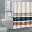 Distressed Stripe Shower Curtains, 71 × 71 inch-1570481098