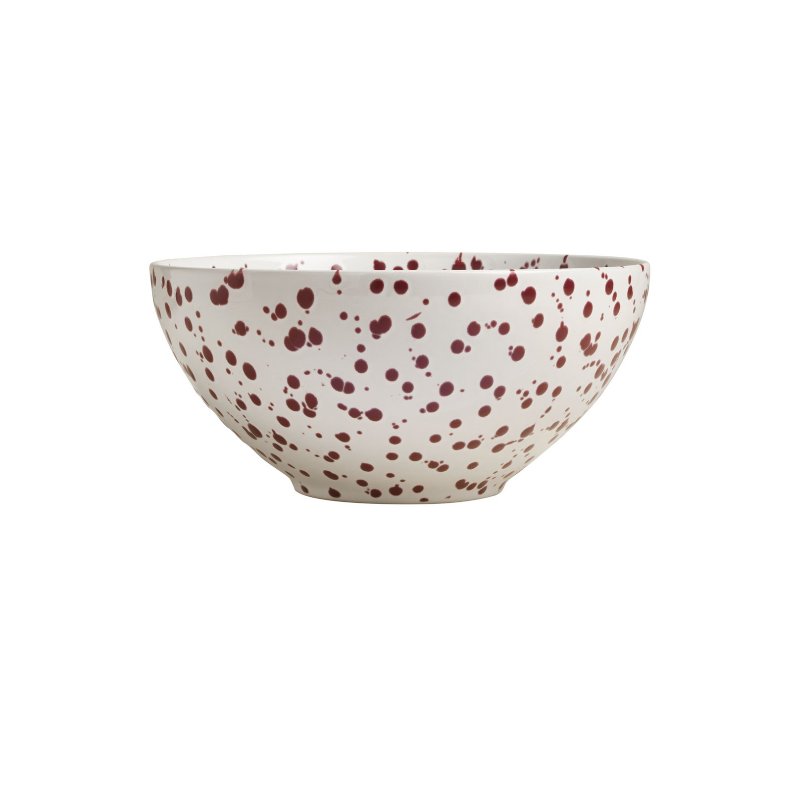 Splatter Serving Bowl, Purple