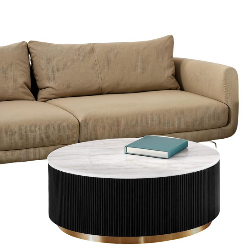 1Pc Round Cocktail Table