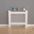 Tall Horizontal Slats Radiator Cover Wood Cabinet Modern Radiators Shelf Thicken White-100737106