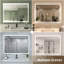 Miroir de salle de bain rectangulaire-840783658