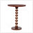 Mango Wood Round End Table,Honey+Gold