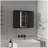 Wengue 1-Drawer Medicine Cabinet-1808689936