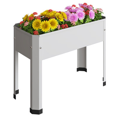 Assiyah Metal Elevated Planter