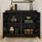 Mid Century Modern Buffet Cabinet With Storage-122632863