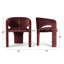 Ensemble de 4 chaises de salle à manger Modern Velvet-160460730