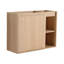 26'' Wall-Mounted Bathroom Vanity with White Ceramic Sink & Soft-Close Door, KD-Packing-829098799-829098796