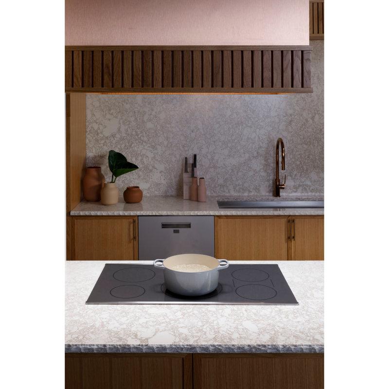 36" Electric Cooktop with 5 Elements, Stainless Steel