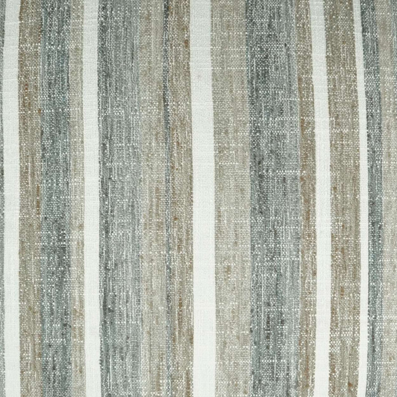 Faded Stripe Pillow Cover & Insert, Gray, Square 24"