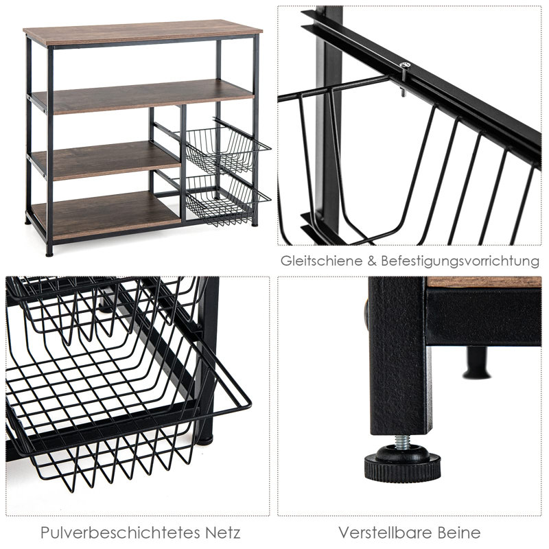 Baker's Kitchen Microwave Shelf