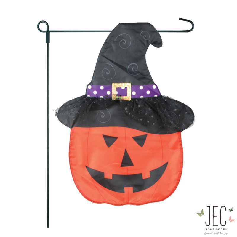 Drapeau de jardin Jack O'lantern 18 po x 13 po