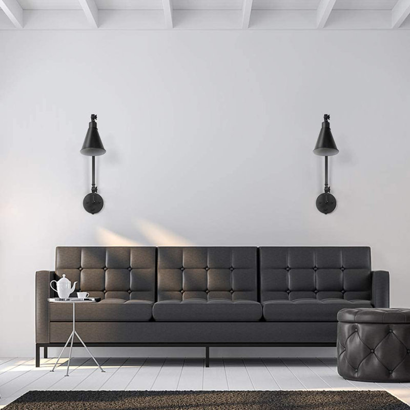 Flaherty Steel Swing Arm Sconce