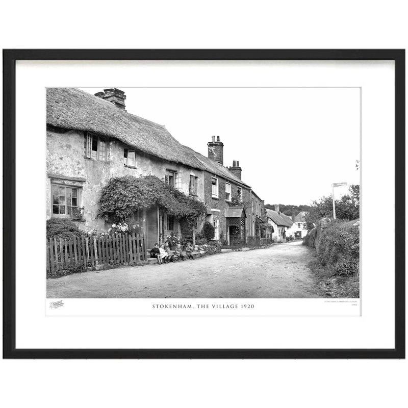 Stokenham, The Village 1920 by Francis Frith - Single Picture Frame Print, 28cm H x 36cm W x 2.3cm D