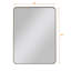Miroir mural mural noir, pour salle de bain, salon, décoration murale de chambre à coucher