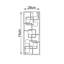 Accessoire mural décoratif en métal peint à la main, 29,1 po x 11,0 po | Fabrication 100% métal, épaisseur: 0,06 po | Variations de couleurs uniques pour un décor personnalisé | Fixation murale facile avec pièce arrière | Parfait pour le salon, le bureau ou la galerie