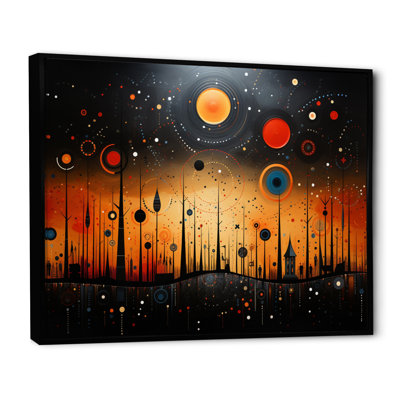 Rythme tribal africain, pointillisme I - art mural tribal africain, salon