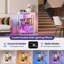 3-Tier Display Cabinet with Human Body Sensor RGB Lights-123033816