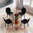 Faux Leather Upholstered Side Chair-1457473144