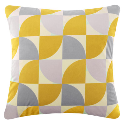 Malcolm Geometric Square Throw Pillow Cover