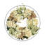 23" Hydrangea And Heather Wreath With Bows
