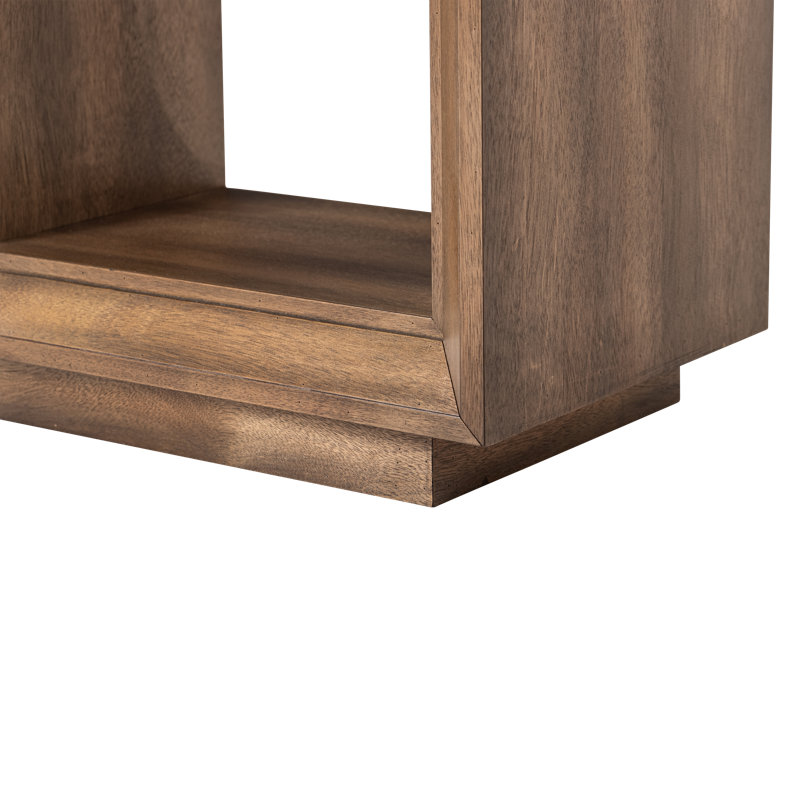 Table de bout Farmhouse, Brun