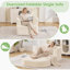 Fauteuil convertible 69,3 po-130126392