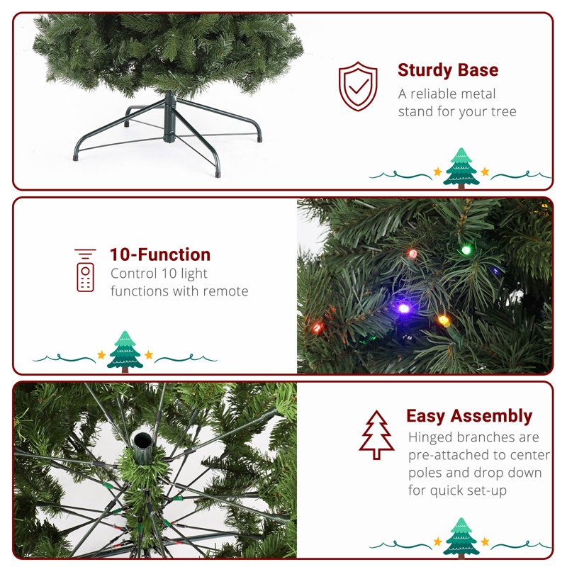 The Holiday Aisle® 7.5 Christmas Tree & Reviews | Wayfair