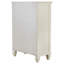 Commode de chambre à coucher 5 tiroirs Fraser blanc crème-2071566431