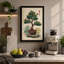 Bonsai with Attendants Japandi - Wrapped Canvas-471164258-471164264