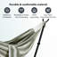 2 Person Stripe Hammock with Frame