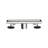 12 Inches Linear Shower Drain, Included Hair Strainer And Leveling Feet-122460811