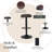 Jaydon Swivel Upholstered Adjustable Height Stool-19347133