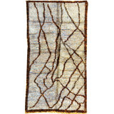 Beni Ourain One-of-a-Kind 4'2" X 7'8" Hand Knotted Area Rug