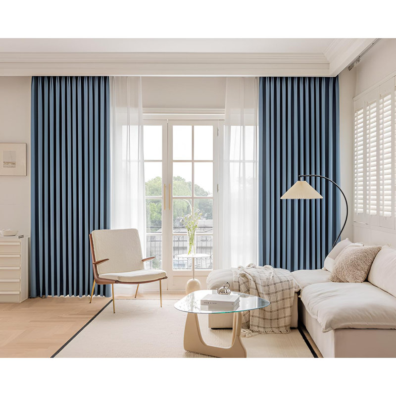 Yuting Room Darkening Curtain Single Panel, 79" W x 87" L