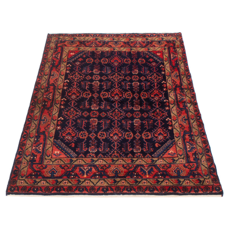 Tapis bleu marine Andelz 4 pi 4 po x 6 pi 11 po