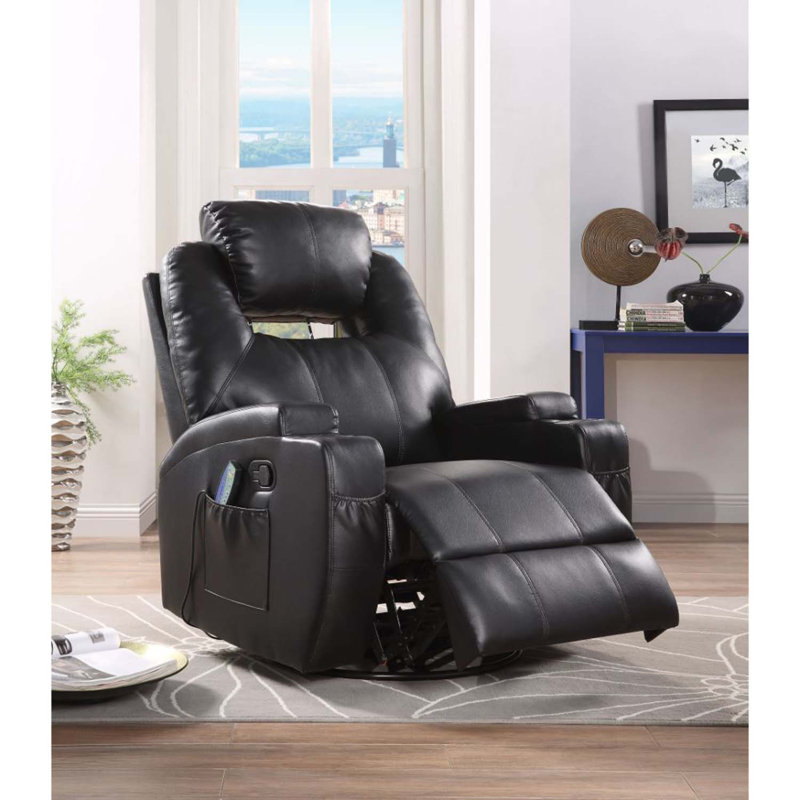 Fauteuil inclinable berçant Waterlily, Noir