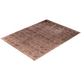 Overdyed One-of-a-Kind 10' 2" X 12' 10" Hand Knotted Area Rug
