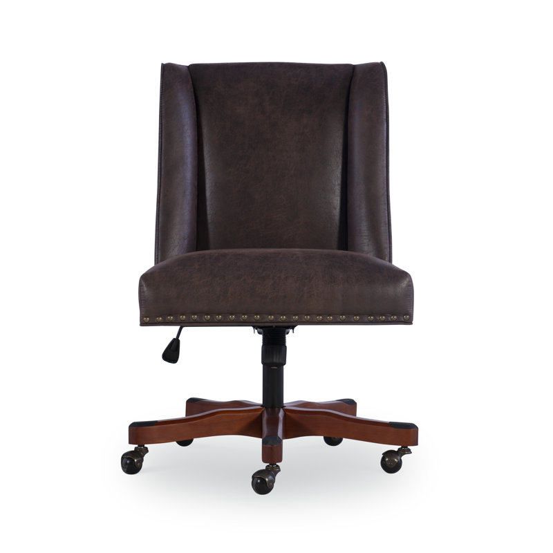 Ardara Adjustable Swivel and Tilt Task Chair with Casters, Brown