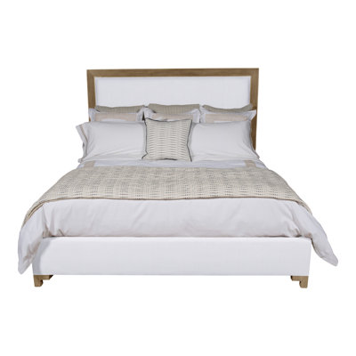 Louise/Lawrence King Upholstered Low Profile Panel Bed