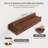 Rustic Floating Shelves Set of 3 with Lip, Picture Ledge Shelf for Nursery, Living Room – Multipurpose Storage Organizer, Bookshelf, & Photo Display Rack Walnut-350557628