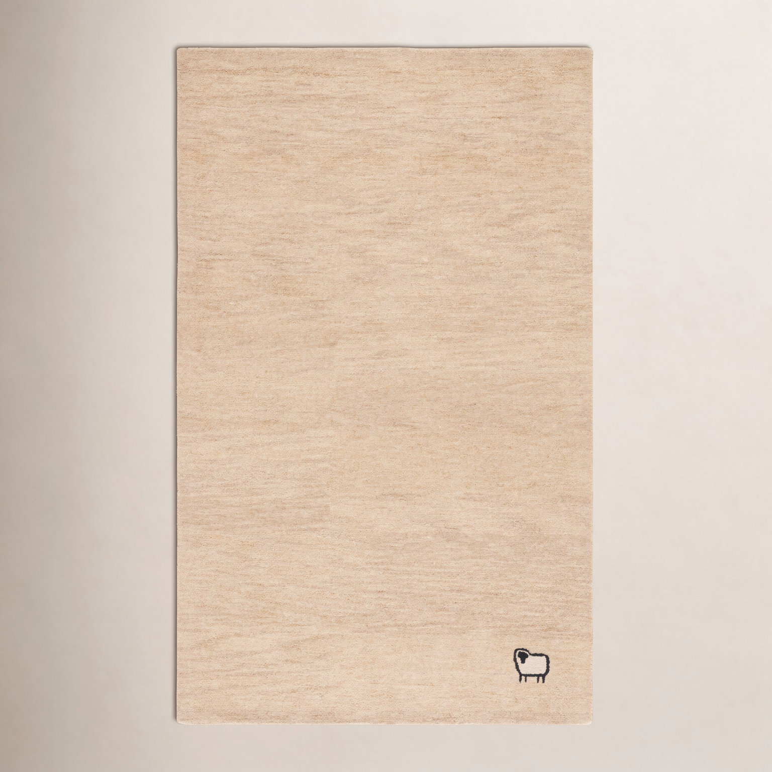 Lonzo Beige Hand-Woven Rug, Rectangle 8' x 10'