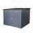 Outdoor Steel Storage Shed For Bicycle with Slope Roof and 4 Bike Tracks
