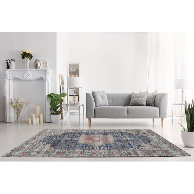 Liudger Oriental Hand Woven Area Rug, Rectangle 160 x 230cm